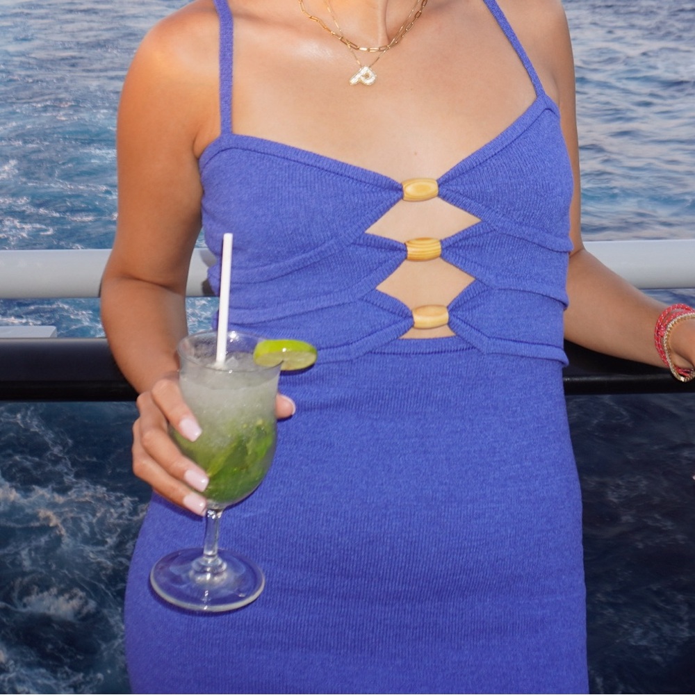 Blue Strappy Dress